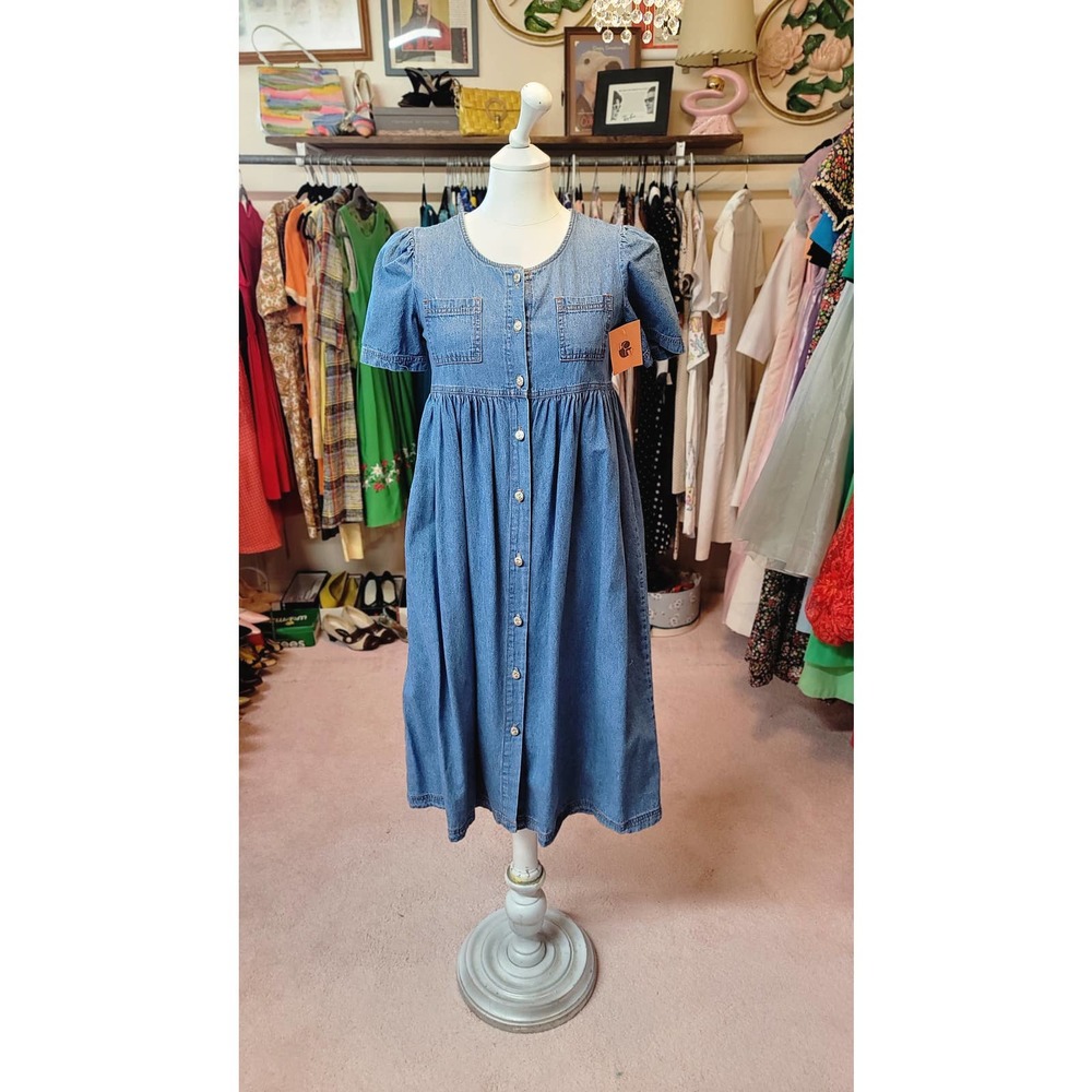 XS/S vintage 90s denim dress